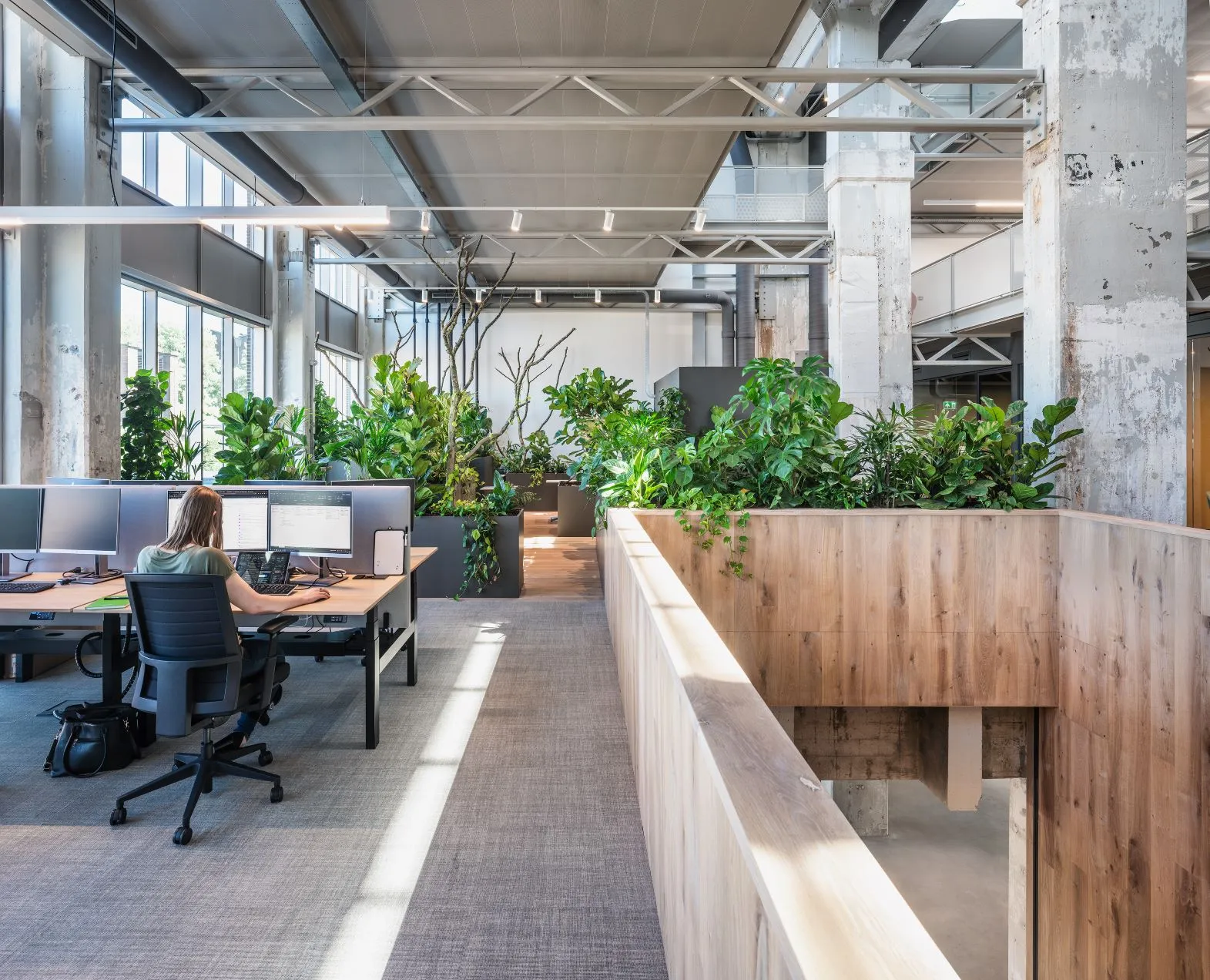 studenten binnenplaats